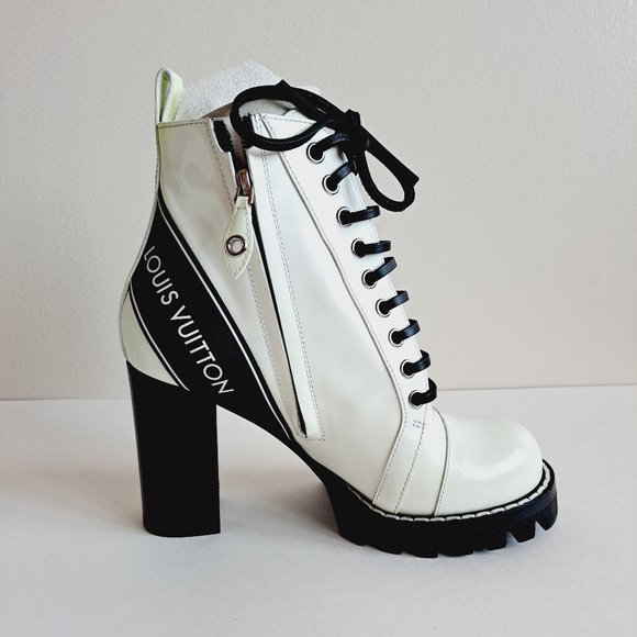 Louis Vuitton Patent Calfskin Star Trail Ankle Boots Size 36.5 - Picture 2 of 16